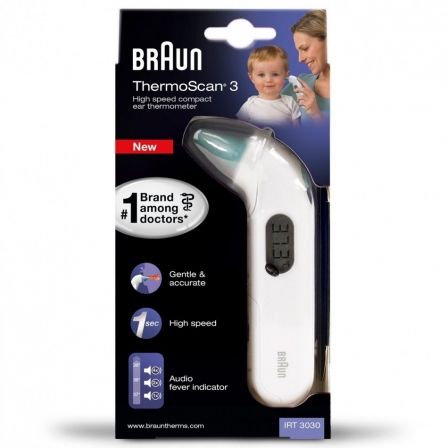 Braun ThermoScan 3 IRT3030WE Blanco Braun ThermoScan 3 IRT3030WE Blanco